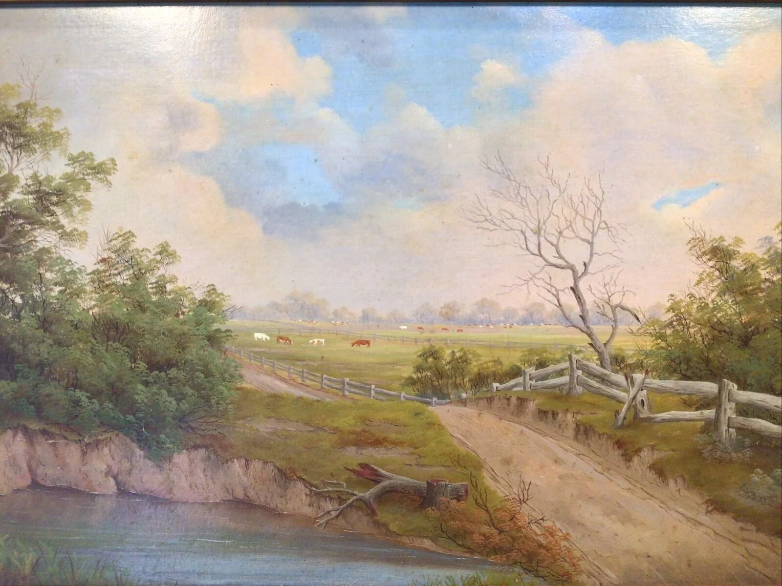 H.A.G Heerings Framed Landscape Oil Painting — Hatherley Fine Art
